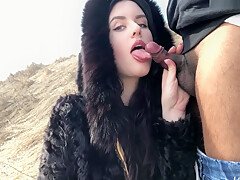 Amazing Public Blowjob Under Sunlight From Beautiful Eyed Babe Pov (imwf) Aly