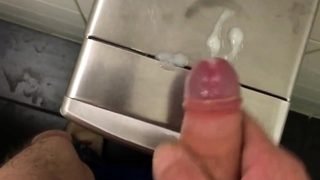 Cumshot Compilation Public Restroom 2018