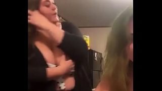 Slut flashes Facebook live