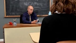 Teacher makes the teen student to do what ever he says